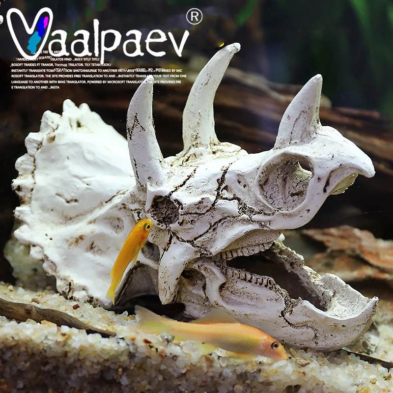 Simulation Triceratops Dinosaur Head Dragon Skull Action Figure for Aquarium Fish Tank Landscaping Decoration Toys DIY Crafts
Simulation Triceratops Dinosaur Head Dragon Skull Action Figure for Aquarium Fish Tank Landscaping Decoration Toys DIY Crafts