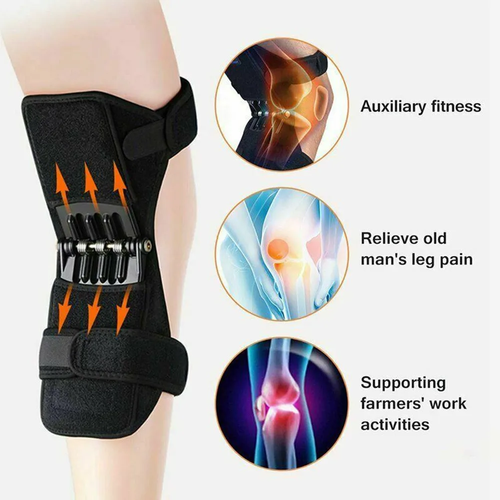 ​1 Pair Knee Protection Booster Power Support Knee Pads Powerful Rebound Spring Force Sports Knee Brace Adjustable For Climbing
​1 Pair Knee Protection Booster Power Support Knee Pads Powerful Rebound Spring Force Sports Knee Brace Adjustable For Climbing