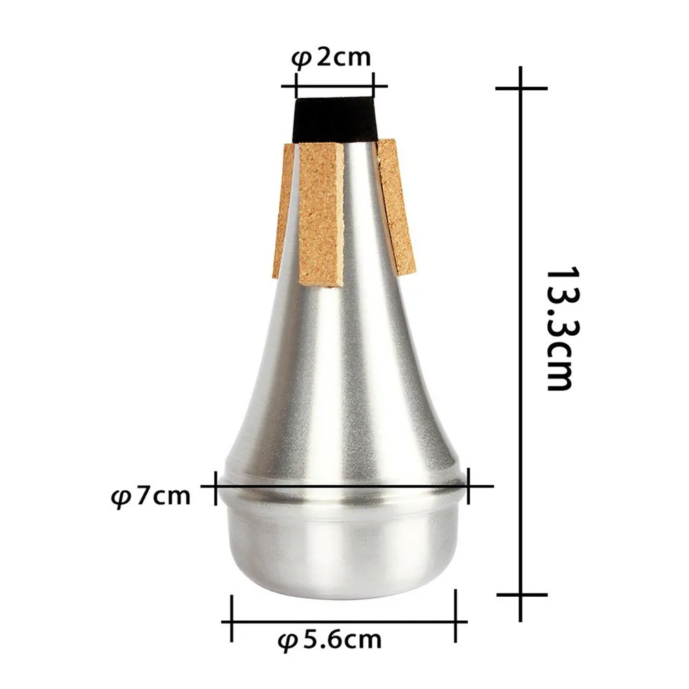 Lightweight Aluminum Practice Trumpet Straight Mute Silencer Sordine Aluminum Alloy Beginner Silence For Jazz Instrument
Lightweight Aluminum Practice Trumpet Straight Mute Silencer Sordine Aluminum Alloy Beginner Silence For Jazz Instrument