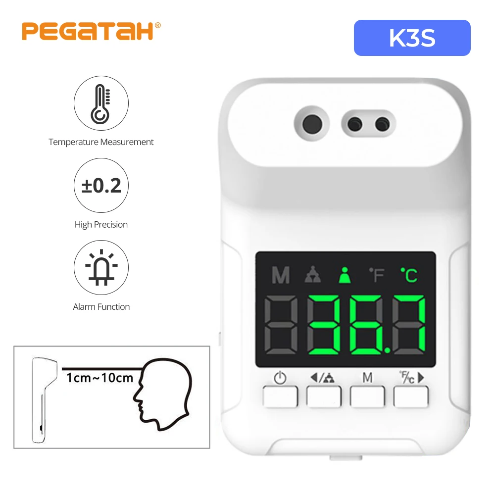 K3S Non-Contact Infrared Temperature Measurement Forehead with Fever Alarm Wall-mounted automatic temperature Digital Display
K3S Non-Contact Infrared Temperature Measurement Forehead with Fever Alarm Wall-mounted automatic temperature Digital Display