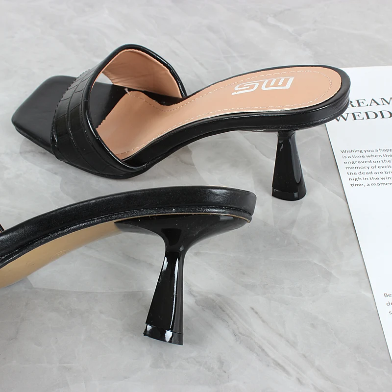 Women's Shoes 2021 Summer New High Heeled Sandals with One Line Back Space Comfortable Going Out Sexy Thin Heeled Sandals 36-41
Women's Shoes 2021 Summer New High Heeled Sandals with One Line Back Space Comfortable Going Out Sexy Thin Heeled Sandals 36-41
