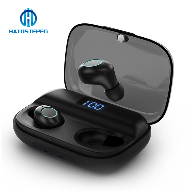 TWS Earphones IPX6 Waterproof Wireless Earbuds Bluetooth 5.0 Support LED Display Microphone Headphone for Smart Phone Music Run
TWS Earphones IPX6 Waterproof Wireless Earbuds Bluetooth 5.0 Support LED Display Microphone Headphone for Smart Phone Music Run