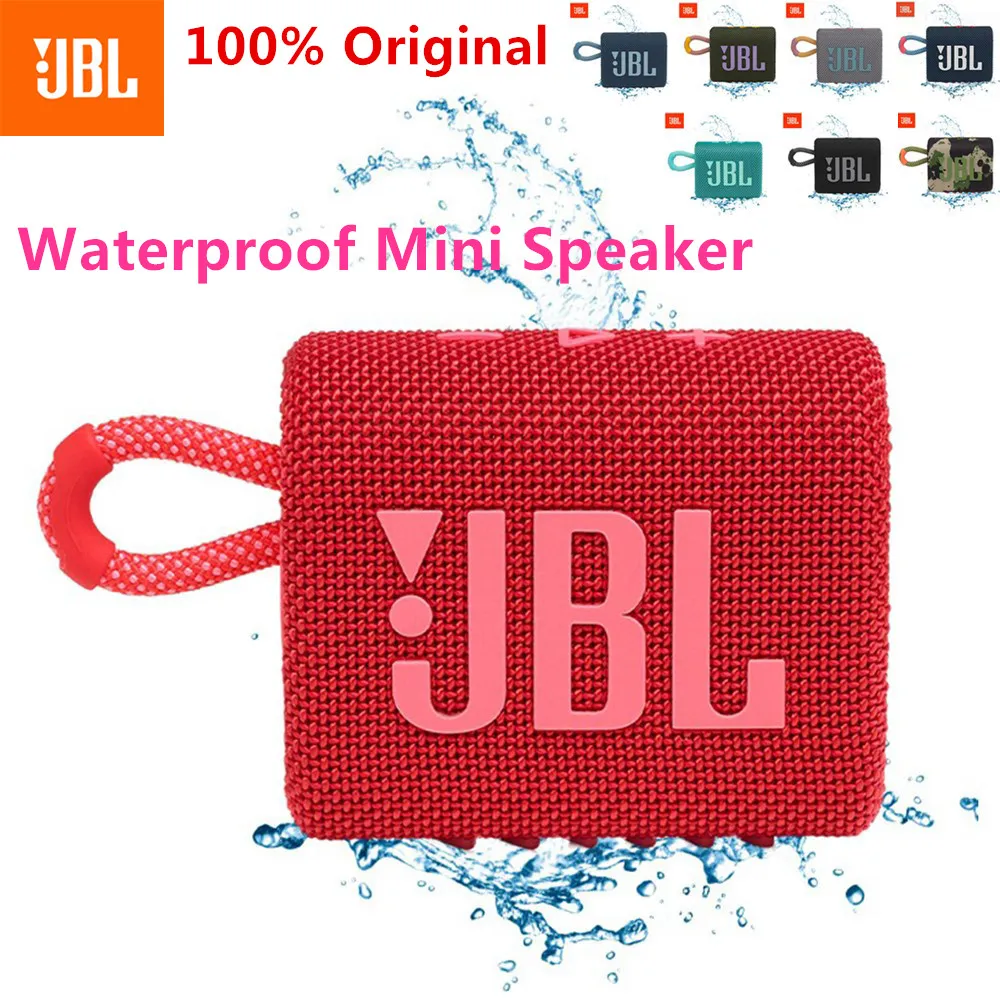 JBL GO3 Wireless Bluetooth 5.1 Speaker GO 3 Portable Waterproof Speaker Outdoor Speakers Sport Bass Sound 5 Hours Battery
JBL GO3 Wireless Bluetooth 5.1 Speaker GO 3 Portable Waterproof Speaker Outdoor Speakers Sport Bass Sound 5 Hours Battery