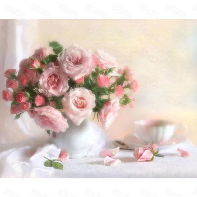 Diy Diamond Painting Beautiful Atmosphere Girl Heart Color Yellow Rose Flower Color Lavender Oil Painting Personality Painting
Diy Diamond Painting Beautiful Atmosphere Girl Heart Color Yellow Rose Flower Color Lavender Oil Painting Personality Painting