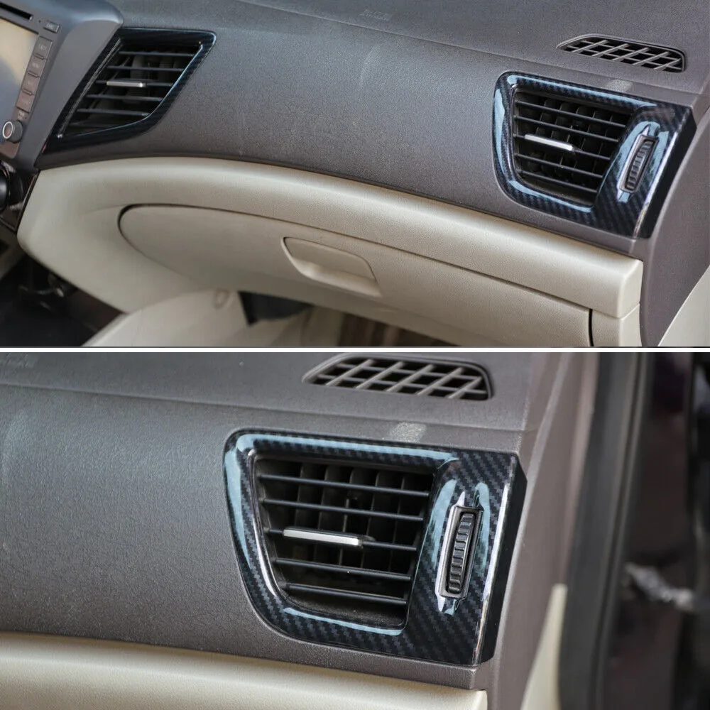 2PCS Carbon Fiber Style Plastic Air Vent Outlet Cover Trim For Honda Civic 2012-2015 Car Accessories Car Interior Decoration
2PCS Carbon Fiber Style Plastic Air Vent Outlet Cover Trim For Honda Civic 2012-2015 Car Accessories Car Interior Decoration
