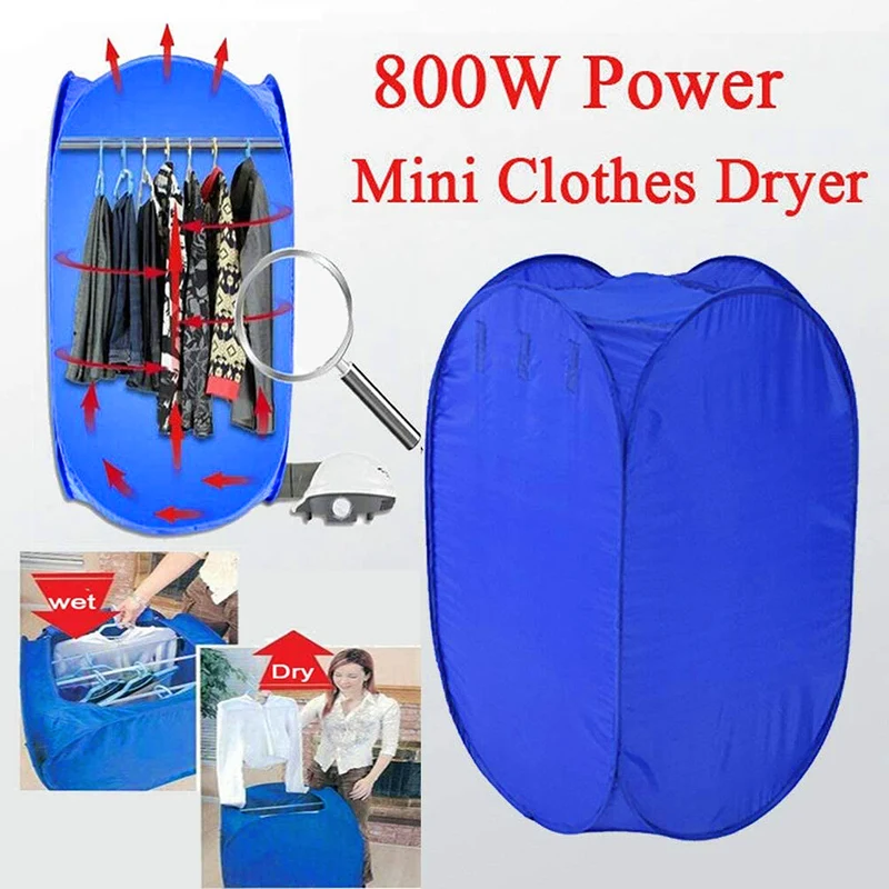 Electric Clothes Dryer Portable Clothing Drying Machine Fast Garment Dryer Heater with Air Hot Pump for Travel HY99
Electric Clothes Dryer Portable Clothing Drying Machine Fast Garment Dryer Heater with Air Hot Pump for Travel HY99