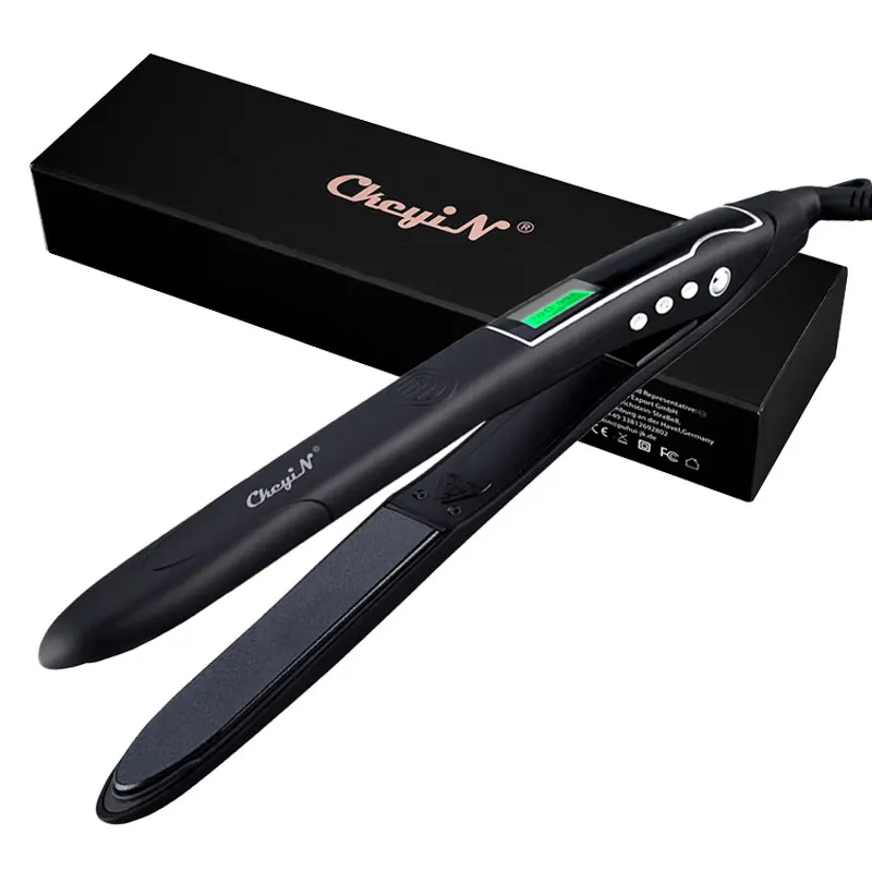 Professional Hair Straightener Curler Ceramic Flat Iron Vibration Hair Care LCD Display Fast Heat Adjustable Temperature Styling
Professional Hair Straightener Curler Ceramic Flat Iron Vibration Hair Care LCD Display Fast Heat Adjustable Temperature Styling