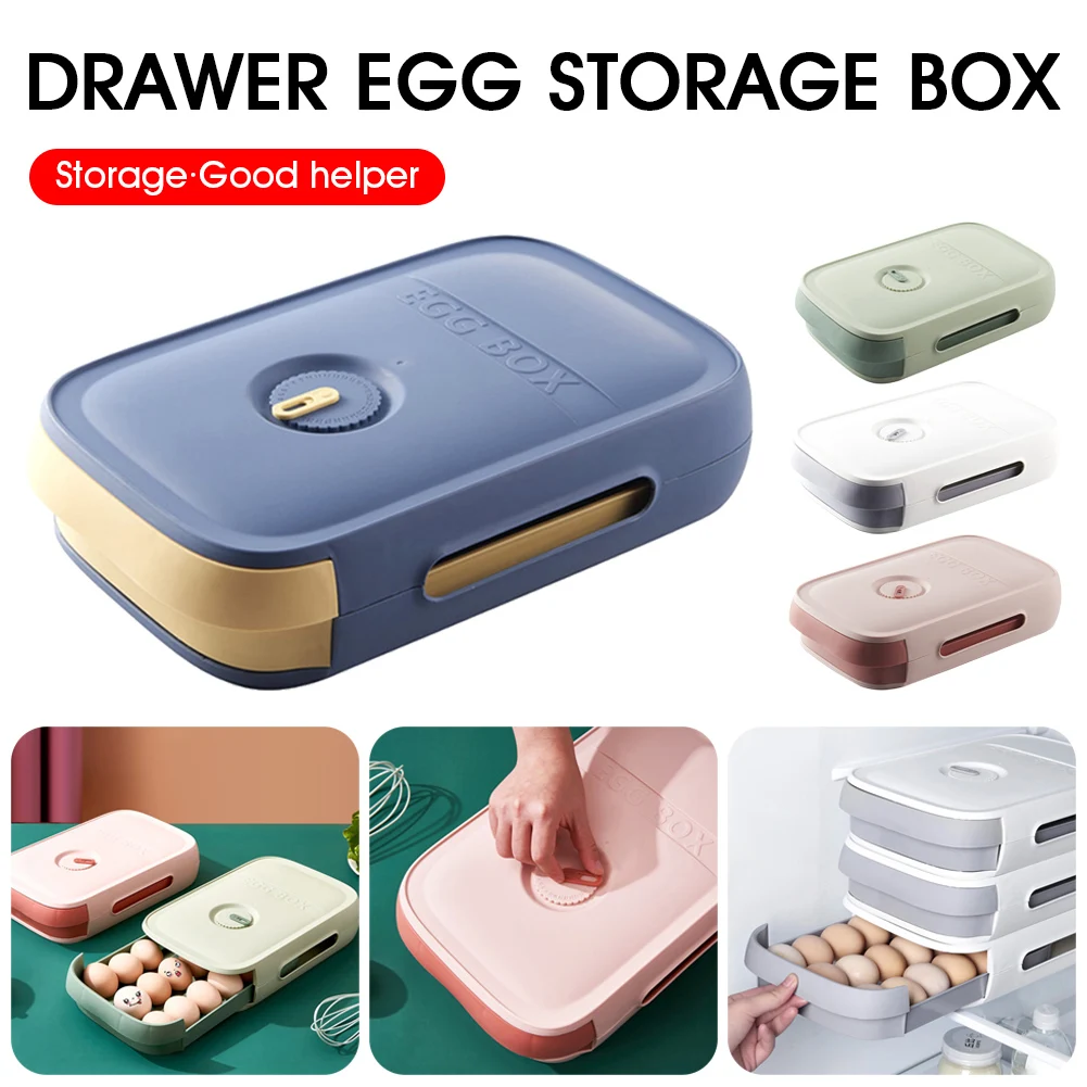 Kitchen Egg Storage Box Drawer Type Egg Storage Refrigerator Storage Box Fresh Keeping Box Dumpling Box Household Eggs Holder
Kitchen Egg Storage Box Drawer Type Egg Storage Refrigerator Storage Box Fresh Keeping Box Dumpling Box Household Eggs Holder