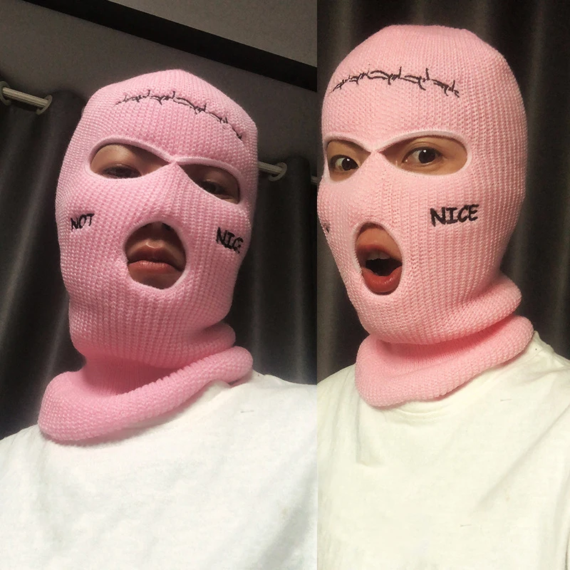 15 Colors Stretchable Embroidery 3-Hole Knitted Hat Warm Full Face Ski Mountaineering Hiking Cycling Sports Party Cover Mask
15 Colors Stretchable Embroidery 3-Hole Knitted Hat Warm Full Face Ski Mountaineering Hiking Cycling Sports Party Cover Mask