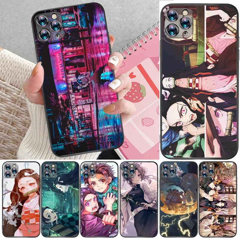 Demon Slayer Kamado Tanjirou Kimetsu No Yaiba Agatsuma Zenitsu Kamado Nezuko Phone Case For iPhone XR XS Max Cases Funda
Demon Slayer Kamado Tanjirou Kimetsu No Yaiba Agatsuma Zenitsu Kamado Nezuko Phone Case For iPhone XR XS Max Cases Funda