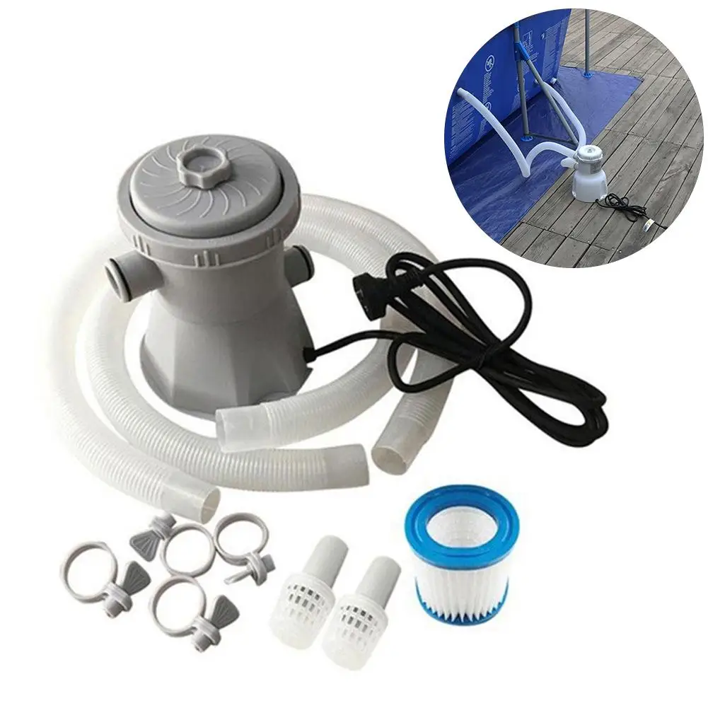 300Gallon Inflatable Swimming Pool Cleaner Electric Filter Pump Cleaning Tool
300Gallon Inflatable Swimming Pool Cleaner Electric Filter Pump Cleaning Tool
