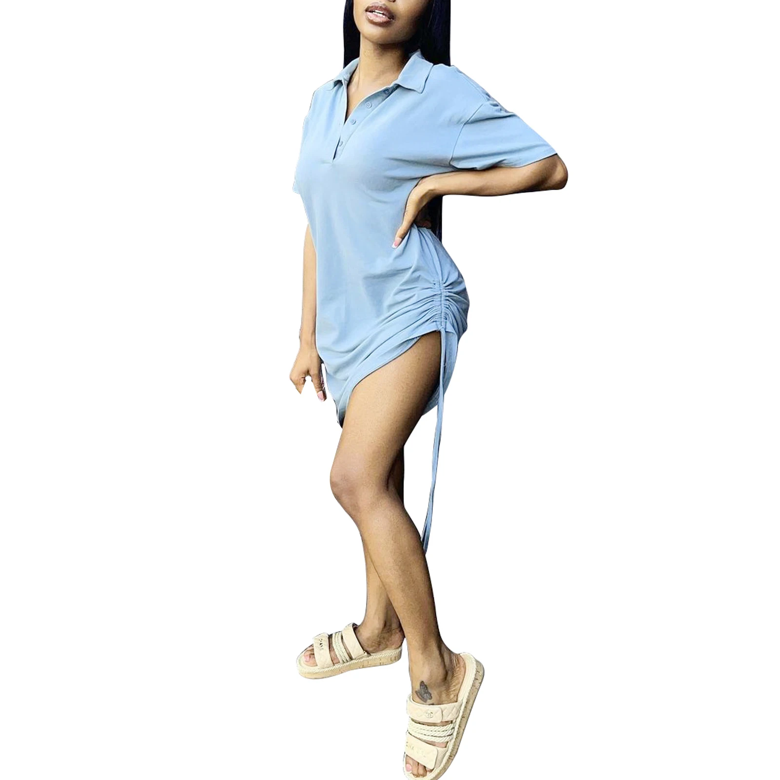 Y2K винтажное женское свободное Стильное короткое платье однотонное цветное платье с отложным воротником дизайнерский сарафан на шнуровке ...
Y2K винтажное женское свободное Стильное короткое платье однотонное цветное платье с отложным воротником дизайнерский сарафан на шнуровке ...