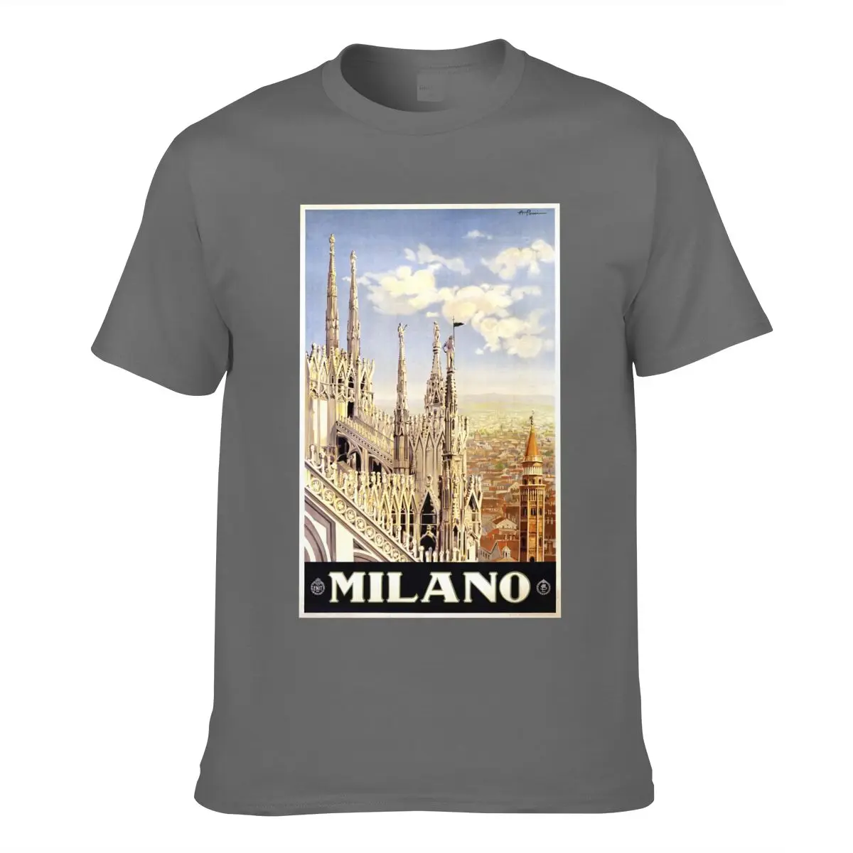 Men tshirts vintage milano travel poster Printed Cotton Soft Breathable Mens t shirts Top Casual Fashion Street Wear Camping
Men tshirts vintage milano travel poster Printed Cotton Soft Breathable Mens t shirts Top Casual Fashion Street Wear Camping