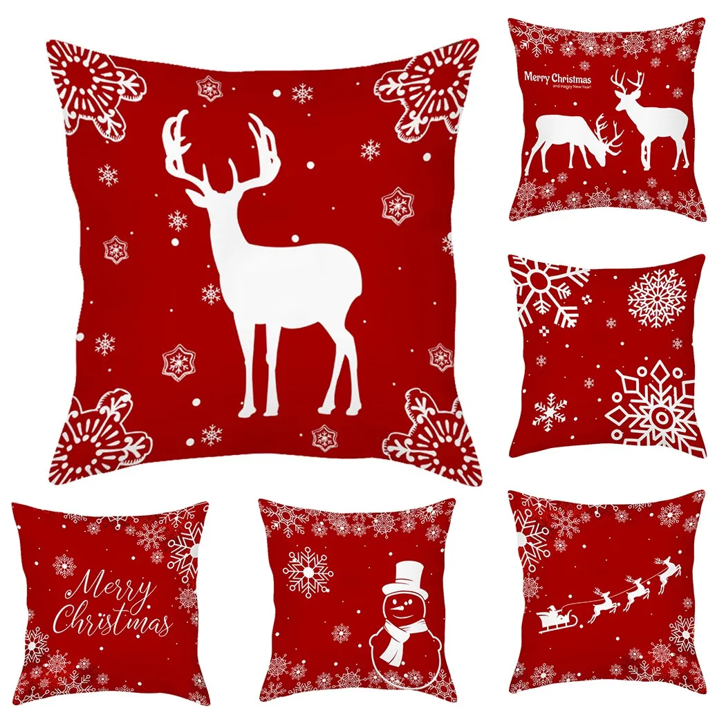 Santa Snowflake Pillow Case Christmas Cushion Cover Red Elk Sofa Cushion Cover Christmas Snowflake Car Throw Pillow New 2022
Santa Snowflake Pillow Case Christmas Cushion Cover Red Elk Sofa Cushion Cover Christmas Snowflake Car Throw Pillow New 2022