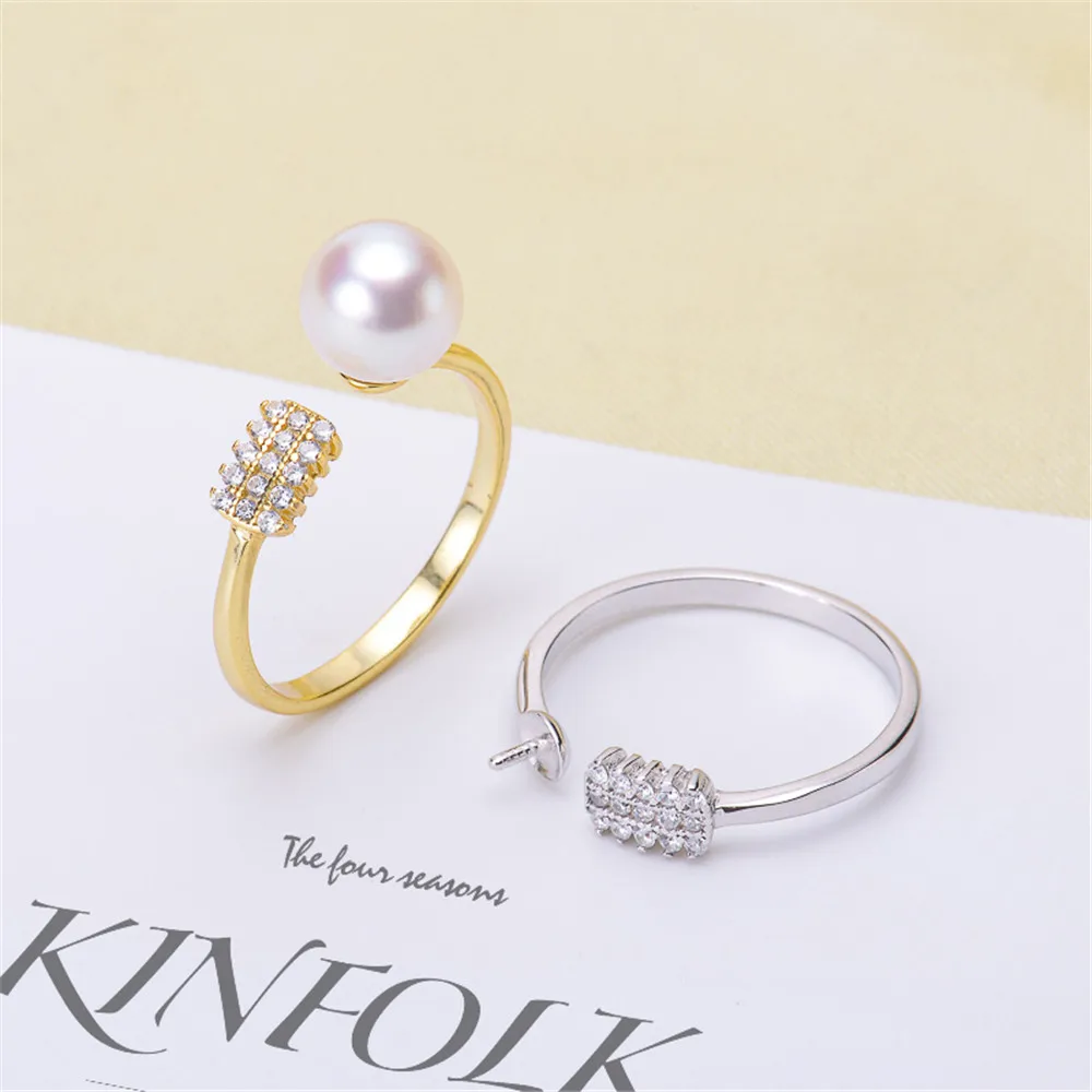 Real Silver S925 Plated Ring Empty Care DIY Accessories Pearl Ring Adjustable Set Semi-finished Products Woman Ring Wholesale
Real Silver S925 Plated Ring Empty Care DIY Accessories Pearl Ring Adjustable Set Semi-finished Products Woman Ring Wholesale
