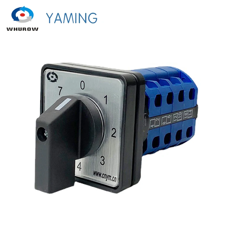 LW26-20 YMW26-20/4 Universal 20A 0-7 Positions 690V 4 Poles Control Power Rotary Changeover LW28 LW39B Cam Switch
LW26-20 YMW26-20/4 Universal 20A 0-7 Positions 690V 4 Poles Control Power Rotary Changeover LW28 LW39B Cam Switch