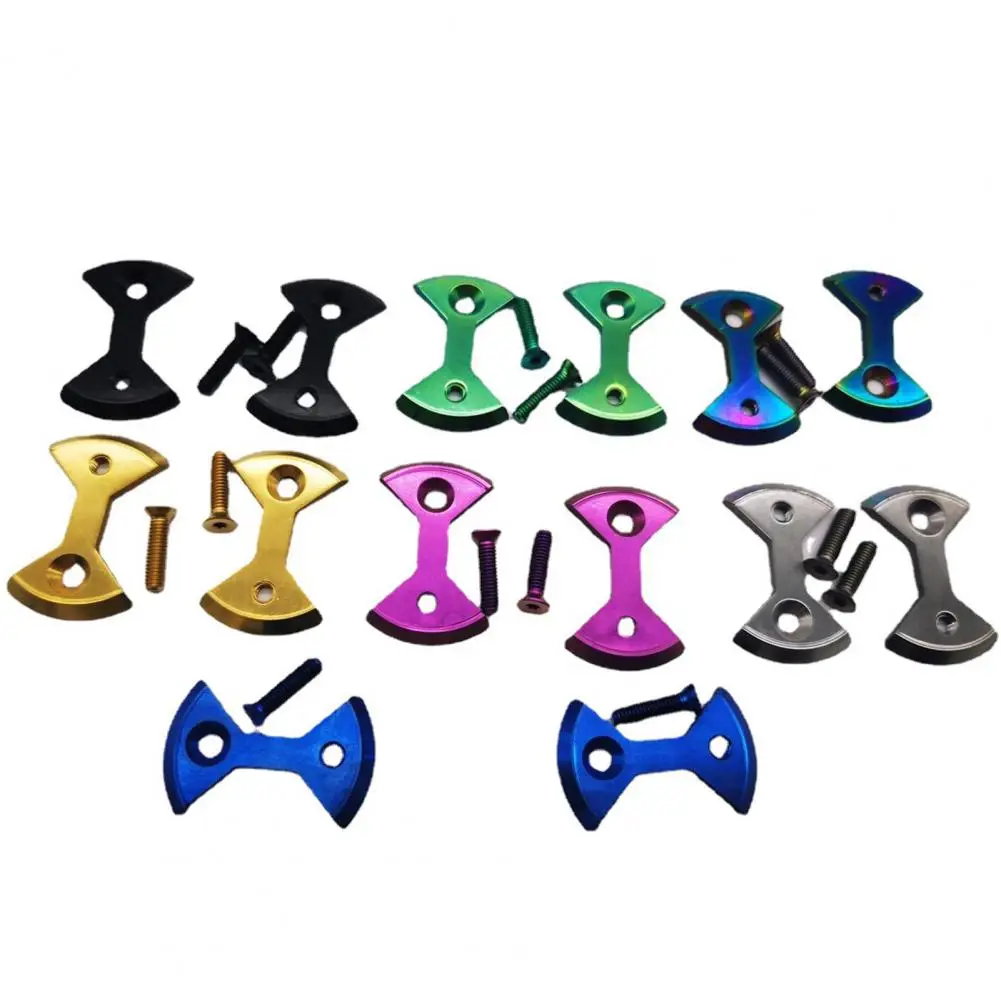 2Pcs Aluminum Alloy Replacement Titanium Alloy Pedal Lock Protection Sheet Bicycle Pedal Plate for Mountain Bike
2Pcs Aluminum Alloy Replacement Titanium Alloy Pedal Lock Protection Sheet Bicycle Pedal Plate for Mountain Bike