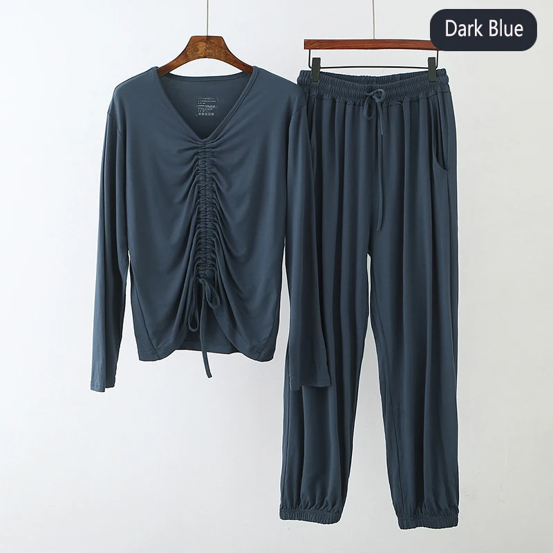 Womens Tracksuits Set Tops Blouse Pants 2021 Spring pajamas Sleepwear Nightclothes Fashion Casual Sportswear Suit Set Blue
Womens Tracksuits Set Tops Blouse Pants 2021 Spring pajamas Sleepwear Nightclothes Fashion Casual Sportswear Suit Set Blue