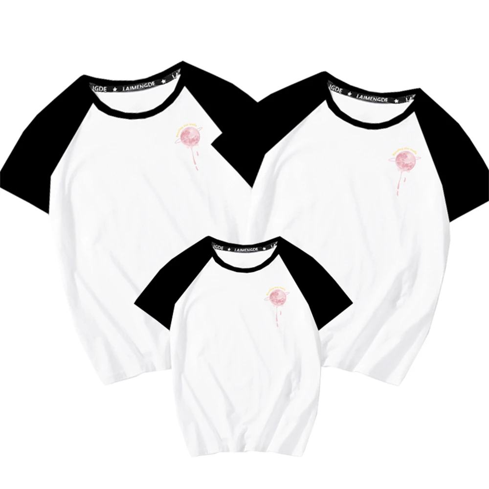 2021 Summer Parents-child T Shirt Planet Printing Cotton Family Vacation Casual Sweet Baby Tops Streetwear Loose Harajuku Funny
2021 Summer Parents-child T Shirt Planet Printing Cotton Family Vacation Casual Sweet Baby Tops Streetwear Loose Harajuku Funny