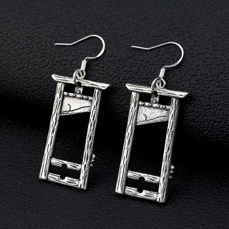 Готические гильотинные серьги, серебряные готические индивидуализированные серьги, подарок с ведьмой, женские изысканные серьги для женщи... 
Готические гильотинные серьги, серебряные готические индивидуализированные серьги, подарок с ведьмой, женские изысканные серьги для женщи...