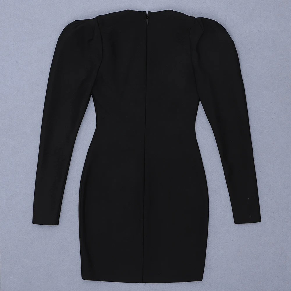New 2021 Winter Women Sexy Long Sleeve Square Collar Black Mini Bandage Dress Elegant Celebrity Evening Runway Party Dress
New 2021 Winter Women Sexy Long Sleeve Square Collar Black Mini Bandage Dress Elegant Celebrity Evening Runway Party Dress