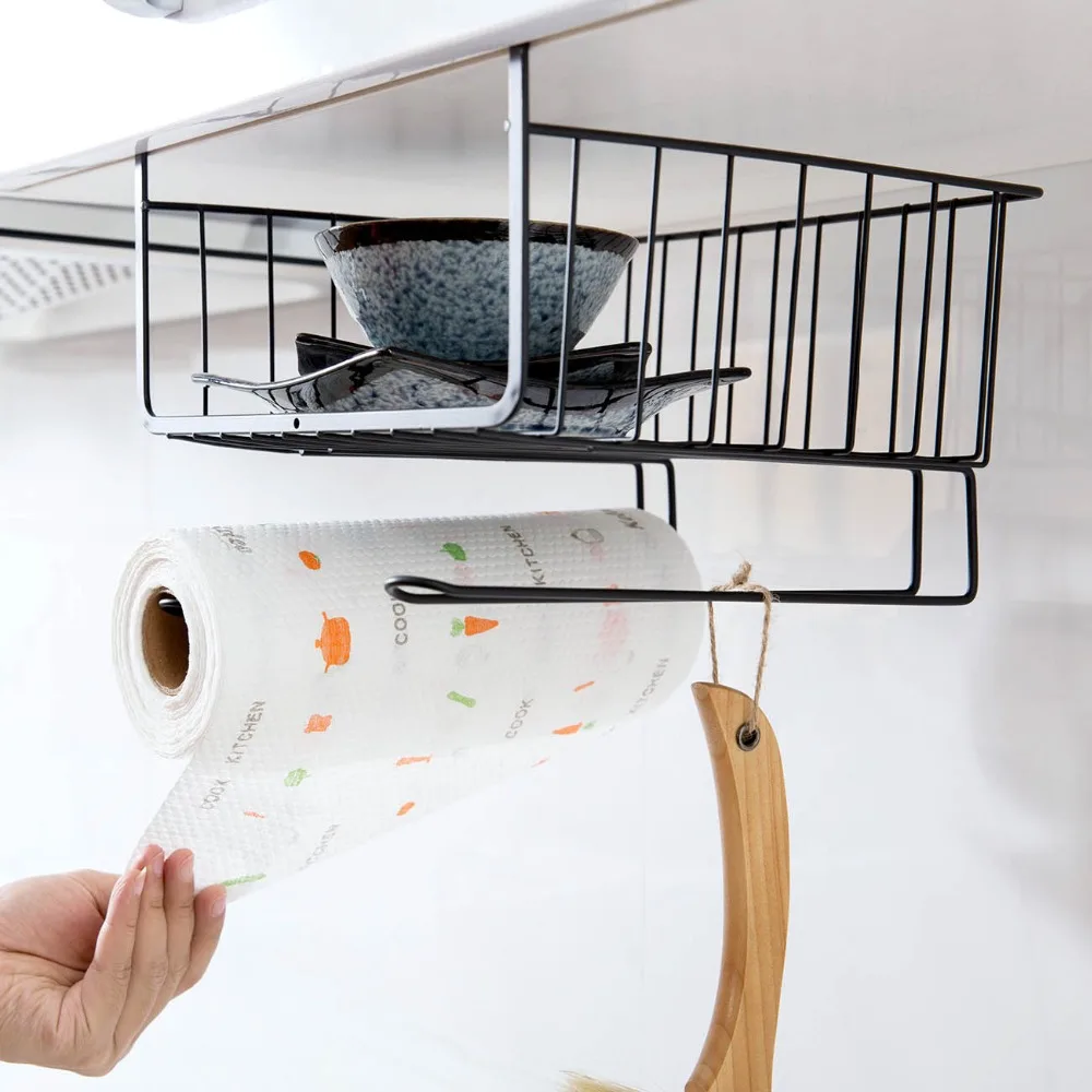 Iron Kitchen Storage Basket Cabinet Rack Roll Paper Holder Organizer Cupboard Shelf Hook
Iron Kitchen Storage Basket Cabinet Rack Roll Paper Holder Organizer Cupboard Shelf Hook