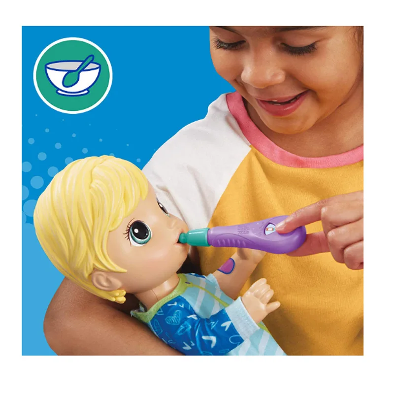 Hasbro Baby Alive Dolls SuperSnacks Snackin' Luke with Drinks, Wets, Eats, Blonde Hair Toy for Kids
Hasbro Baby Alive Dolls SuperSnacks Snackin' Luke with Drinks, Wets, Eats, Blonde Hair Toy for Kids