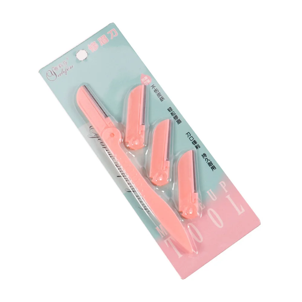 Eyebrow Trimmer Women Face Razor Epilator Brow Knife Facial Remover Shaver Makeup Facial Hair Removal With Replaceable Blade
Eyebrow Trimmer Women Face Razor Epilator Brow Knife Facial Remover Shaver Makeup Facial Hair Removal With Replaceable Blade