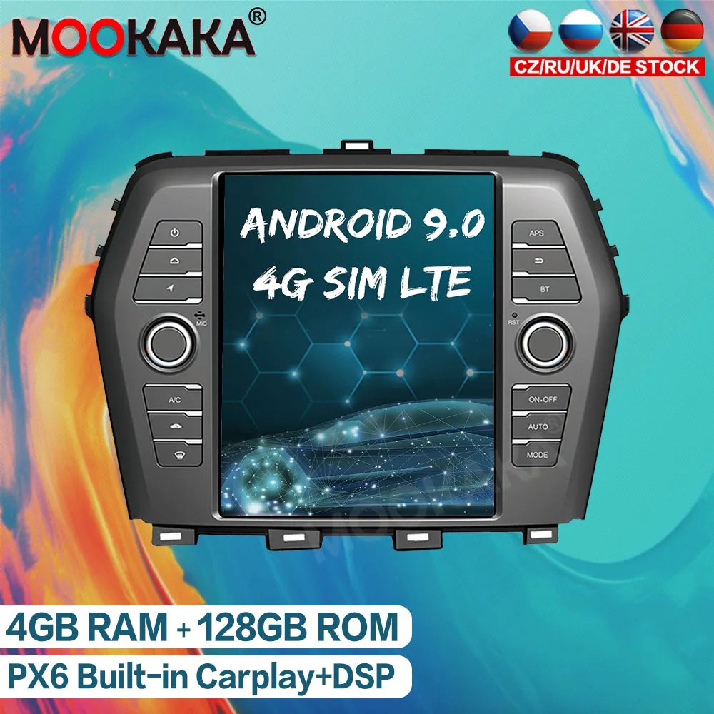4GB+128GB Android 9.0 Car Radio GPS Navigation For Nissan Maxima 2016 - 2019 Tesla Style Auto Multimedia Player Stereo Head Unit
4GB+128GB Android 9.0 Car Radio GPS Navigation For Nissan Maxima 2016 - 2019 Tesla Style Auto Multimedia Player Stereo Head Unit
