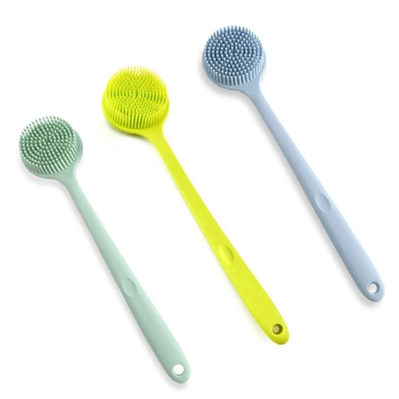 Double Sided Silicone Back Scrubber Multifunctional Bath Shower Body Exfoliating Massage Shampoo Brush with Long Handle
Double Sided Silicone Back Scrubber Multifunctional Bath Shower Body Exfoliating Massage Shampoo Brush with Long Handle