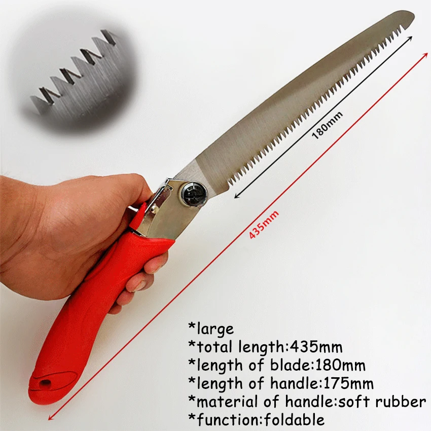 Metal Pocket Saws Foldable Handsaw Garden Retractable Hand Saw Portable Tree Cutting Tool for Woodworking Camping Outdoor Cutter |