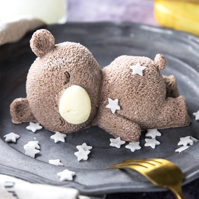 3D Bear Silicone Mold Large Animal Fondant Molds for Chocolate Resin Soap Candles Cake Decorating
3D Bear Silicone Mold Large Animal Fondant Molds for Chocolate Resin Soap Candles Cake Decorating