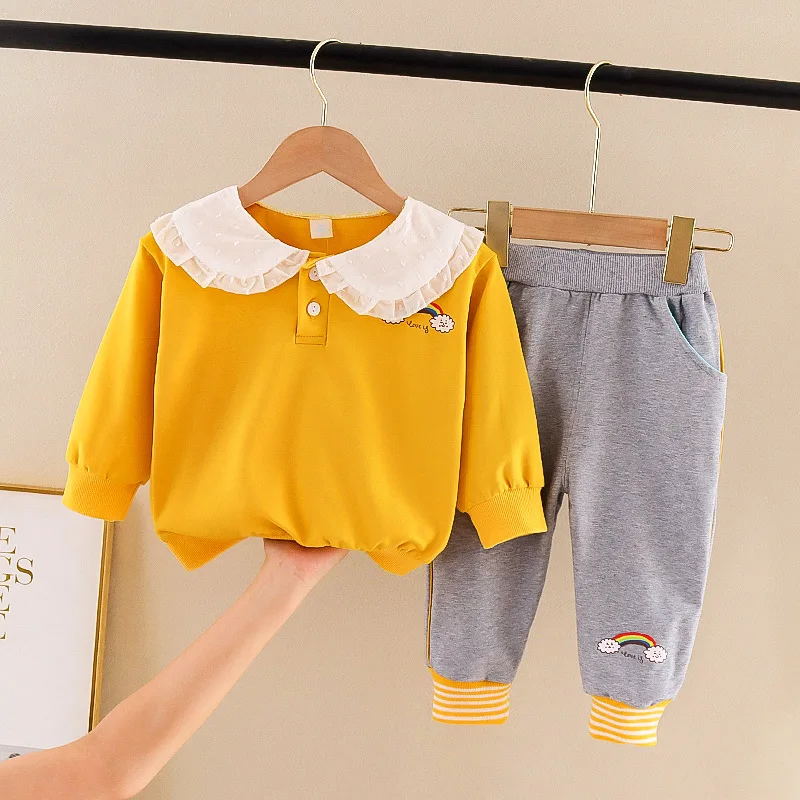 Baby Girl Active Autumn Fall Clothes Infant Girls Rainbow Sweatshirt Sweatpants 2Pcs Clothing Suits Children's Tracksuits Outfit
Baby Girl Active Autumn Fall Clothes Infant Girls Rainbow Sweatshirt Sweatpants 2Pcs Clothing Suits Children's Tracksuits Outfit