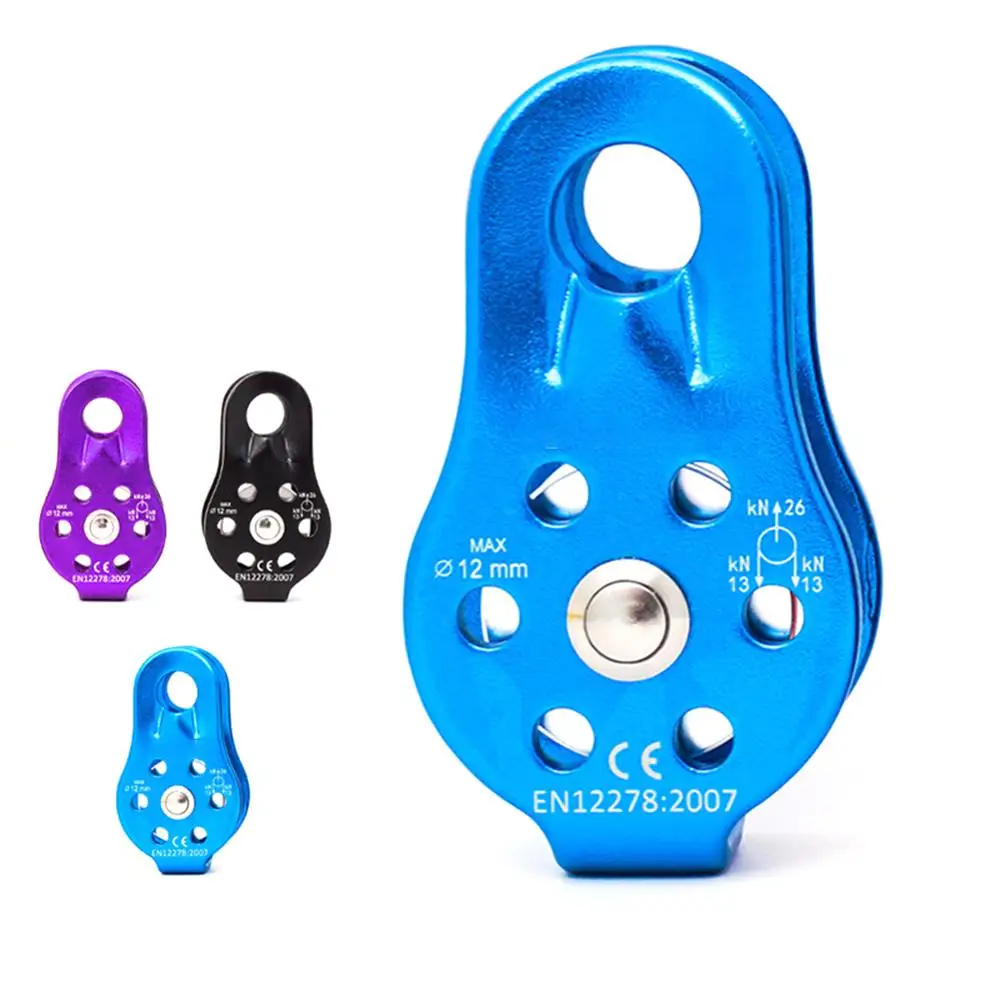 26KN Fixed Single Rope Rock Climbing Pulley Rescue Survival Sheave Arborist Gear
26KN Fixed Single Rope Rock Climbing Pulley Rescue Survival Sheave Arborist Gear