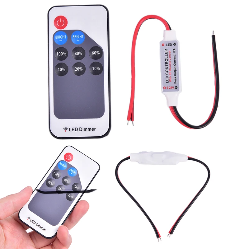 9 Key 12V-24V Single Color Led Controller With Led Remote Dimmer For Led Strip Dropshipping
9 Key 12V-24V Single Color Led Controller With Led Remote Dimmer For Led Strip Dropshipping