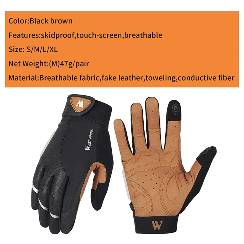 Cycling Gloves Full Finger Winter Light Anti-Slip Shockproof Cycling Gloves Screen Touch Motorcycle Gloves New
Cycling Gloves Full Finger Winter Light Anti-Slip Shockproof Cycling Gloves Screen Touch Motorcycle Gloves New
