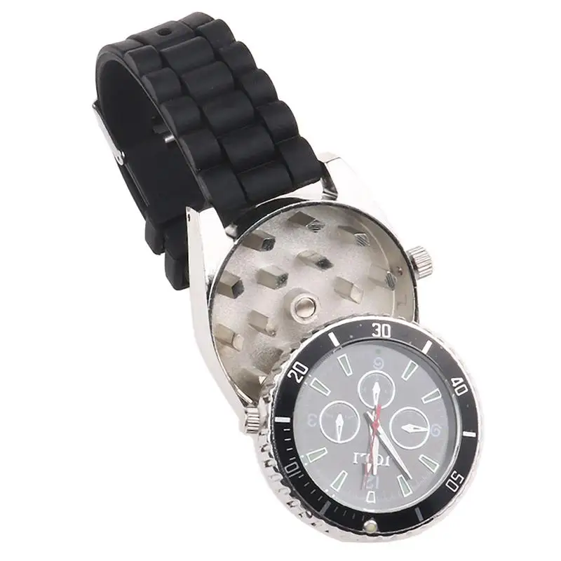 1PC Watch Zinc Alloy Smoke Grinder Portable Electronic Watch Herb Pipe Grass Grinder 
1PC Watch Zinc Alloy Smoke Grinder Portable Electronic Watch Herb Pipe Grass Grinder