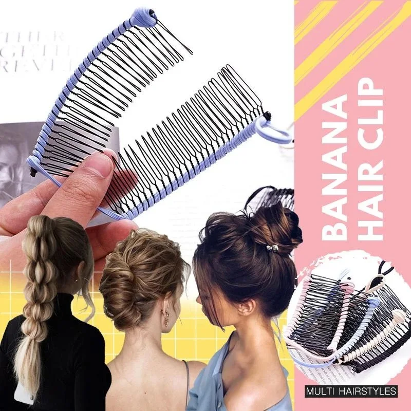 Fashionable Professional Vintage Banana Hair Clip Christmas Hair Accessory Stretchable Banana Comb Hair Tools For Curling Pins
Fashionable Professional Vintage Banana Hair Clip Christmas Hair Accessory Stretchable Banana Comb Hair Tools For Curling Pins