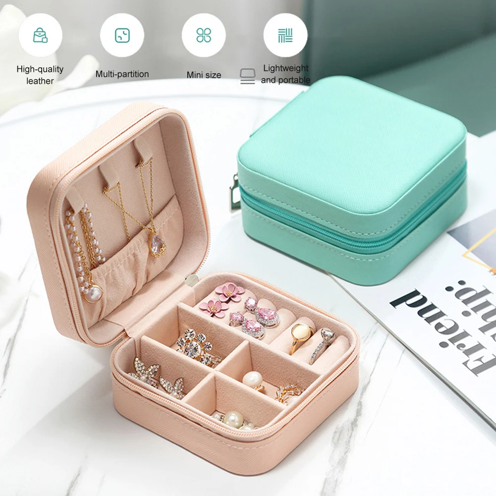 Dropship 4Colors Jewelry Organizer Box Travel Jewelry Case with Double Layer Portable Storage Case for Rings Necklaces Earrings
Dropship 4Colors Jewelry Organizer Box Travel Jewelry Case with Double Layer Portable Storage Case for Rings Necklaces Earrings
