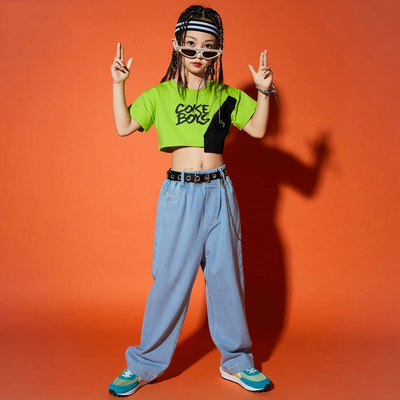 2021 Children Hip Hop Dance Costumes For Kids Summer Loose Tops Hiphop Pants Girls Performance Costumes Rave Clothes SL4940
2021 Children Hip Hop Dance Costumes For Kids Summer Loose Tops Hiphop Pants Girls Performance Costumes Rave Clothes SL4940