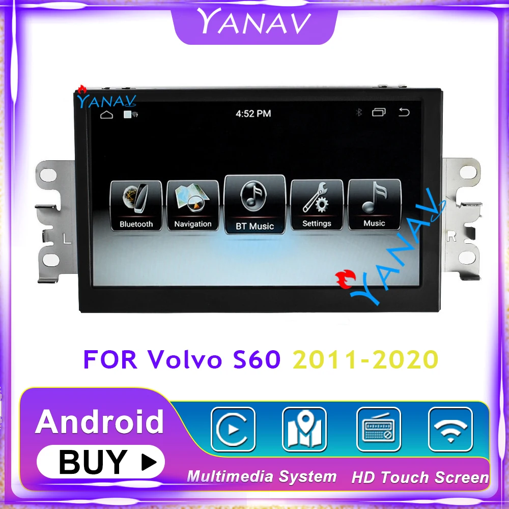 PX6 Car Radio For-Volvo S60 2011-2020 Car stereo Receiver Multimedia MP3 Player Head Unit Audio GPS Navigation HD Touch Screen
PX6 Car Radio For-Volvo S60 2011-2020 Car stereo Receiver Multimedia MP3 Player Head Unit Audio GPS Navigation HD Touch Screen