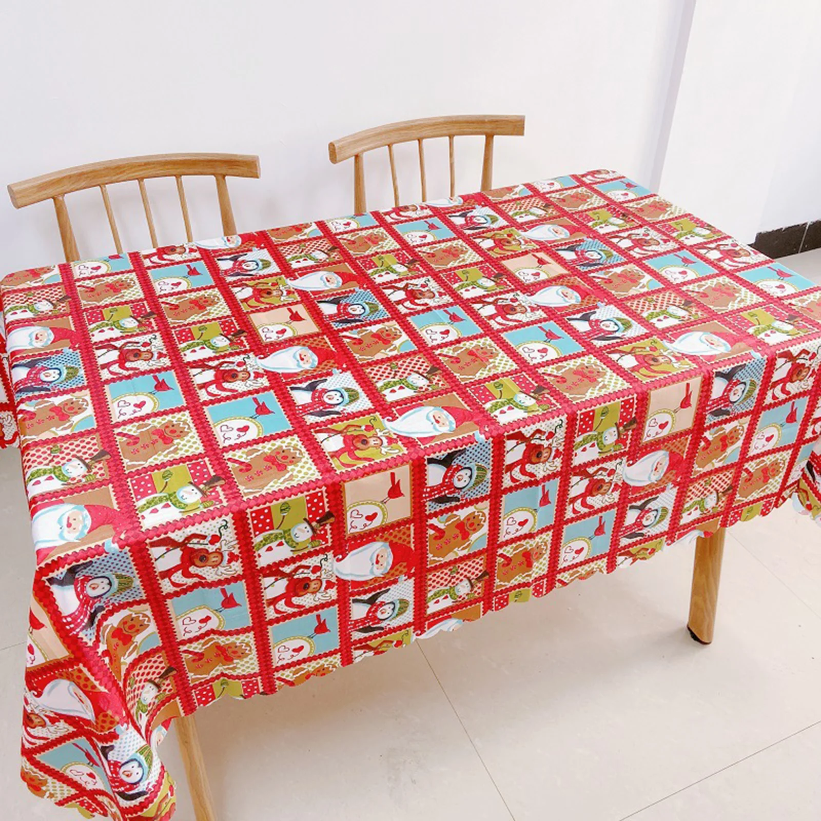 Anti-slip Christmas Elements Square Tablecloth Polyester Printed Table Cloth for Dining Party Gathering Household DTT88
Anti-slip Christmas Elements Square Tablecloth Polyester Printed Table Cloth for Dining Party Gathering Household DTT88