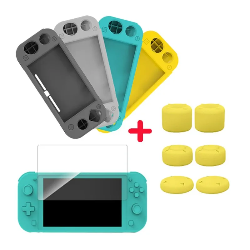 3 в 1 DOBE TNS-19180 Для Nintendo переключатель Lite защитный силиконовый чехол с джойстик