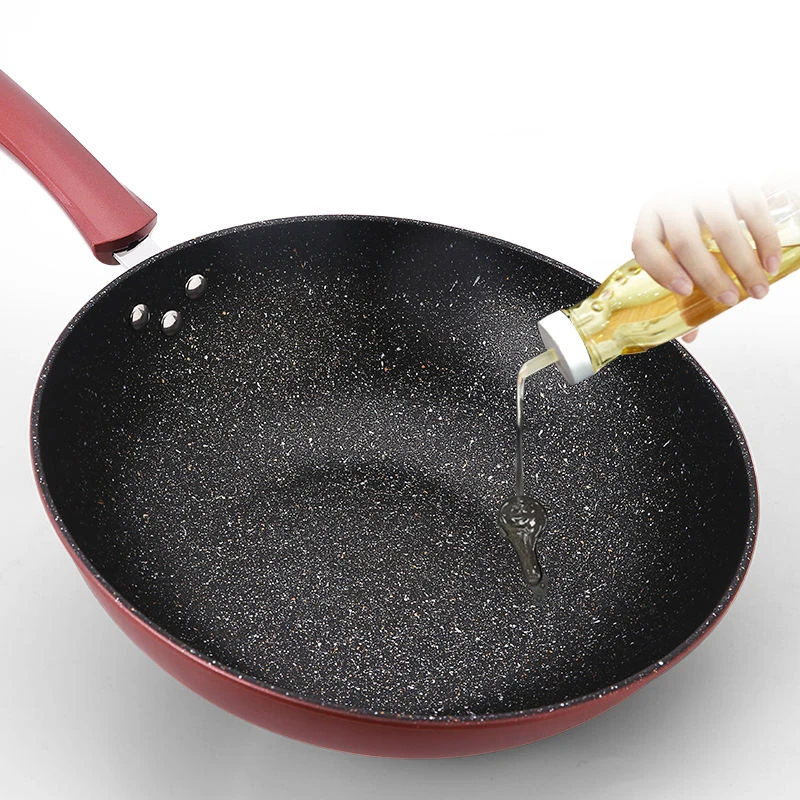 Maifan Stone Non-stick Frying Pan Without Lampblack Household Cooking Pan Pan Induction Cooker Gas Stove Universal Kitchen Pan
Maifan Stone Non-stick Frying Pan Without Lampblack Household Cooking Pan Pan Induction Cooker Gas Stove Universal Kitchen Pan