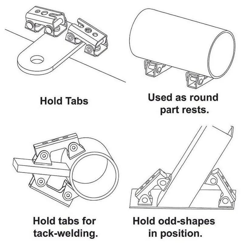 4pcs Magnetic V-type Clamps V-shaped Welding Holder Metal Working Tool Magnet new Fixture Adjustable Tools Hand V-pads Weld Y3V5
4pcs Magnetic V-type Clamps V-shaped Welding Holder Metal Working Tool Magnet new Fixture Adjustable Tools Hand V-pads Weld Y3V5