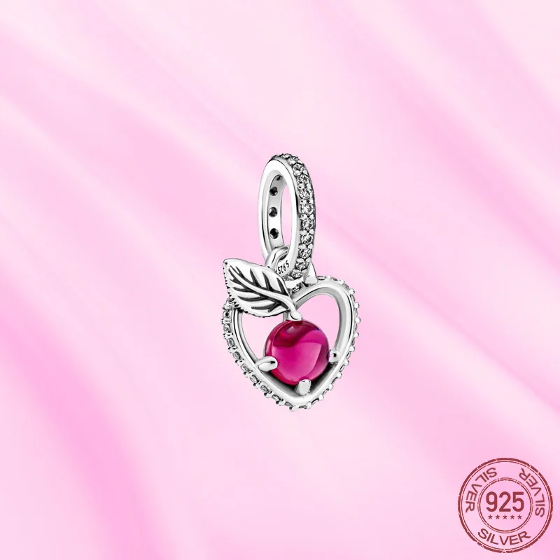 Женский кулон в виде яблока, браслет из серебра 2021 пробы с белоснежной/красной подвеской, украшение для браслета Пандоры, 925
Женский кулон в виде яблока, браслет из серебра 2021 пробы с белоснежной/красной подвеской, украшение для браслета Пандоры, 925