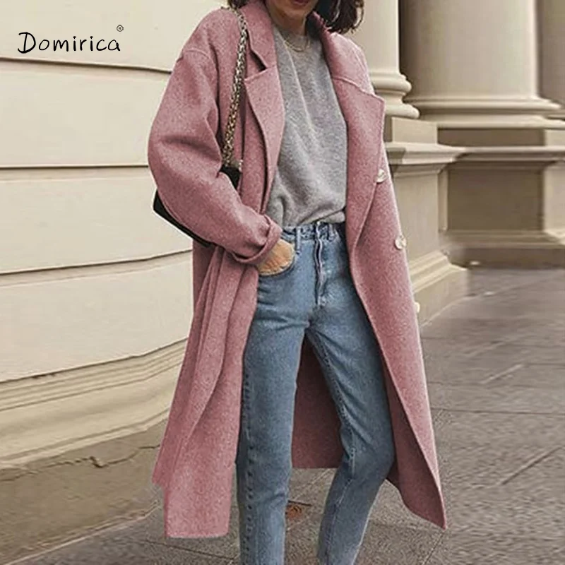 Women's Coat Korean Fashion Lapel Long-sleeved Single-breasted Long Straight Mixed Elegant Women's Overcoat Female Coat Winter
Women's Coat Korean Fashion Lapel Long-sleeved Single-breasted Long Straight Mixed Elegant Women's Overcoat Female Coat Winter