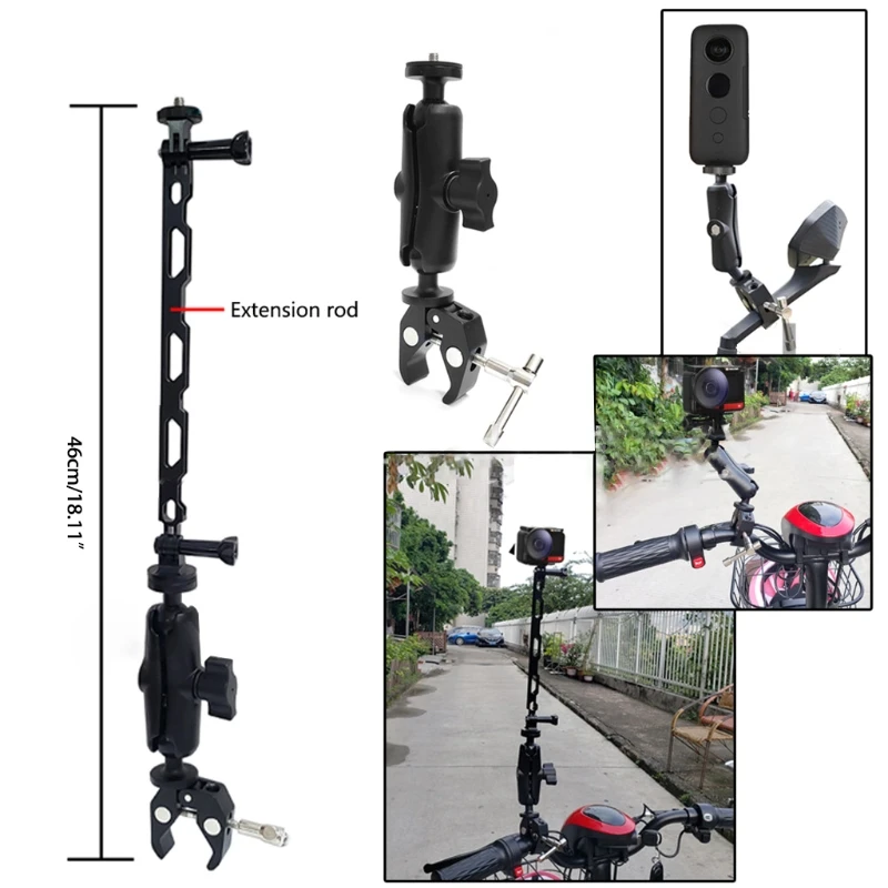 T3LB Rear View Mirror Fixed Holder Stent Mobilephone Camera Holer Stable Handlebar Mount Bicycle Monopod
T3LB Rear View Mirror Fixed Holder Stent Mobilephone Camera Holer Stable Handlebar Mount Bicycle Monopod