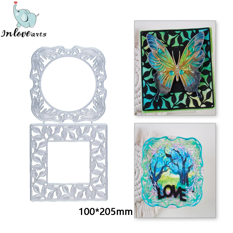 InLoveArts Flower Leaves Metal Cutting Dies Frame Square Round Scrapbooking Die Cut Stencil 2021 New Craft For DIY Handmade Card
InLoveArts Flower Leaves Metal Cutting Dies Frame Square Round Scrapbooking Die Cut Stencil 2021 New Craft For DIY Handmade Card