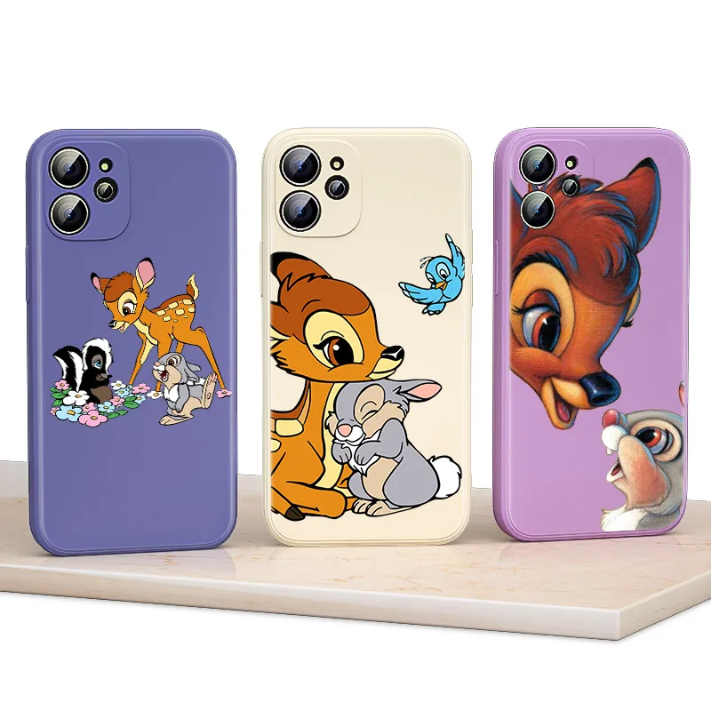 Cute Bambi Thumper Liquid Silicone Soft Cover For Apple IPhone 13 12 Mini 11 Pro XS MAX XR X 8 7 6 SE Plus Phone Case
Cute Bambi Thumper Liquid Silicone Soft Cover For Apple IPhone 13 12 Mini 11 Pro XS MAX XR X 8 7 6 SE Plus Phone Case